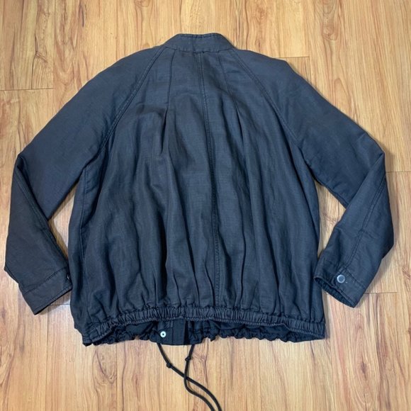 Free People Double Cloth Brown Swing Sporty Jacket - Picture 7 of 15